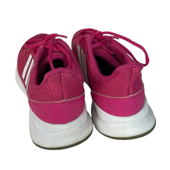 B6 Women’s Adidas 3 Stripe Pink Running Shoes 6 - Picture 3 of 5